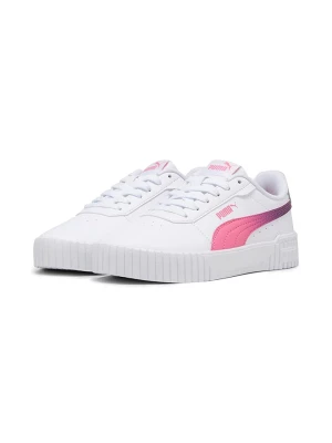Puma Skórzane sneakersy "Carina 2.0 Star Glow" w kolorze biało-jasnoróżowym rozmiar: 37,5