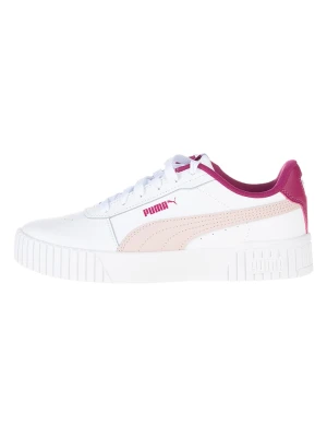 Puma Skórzane sneakersy "Carina 2.0" w kolorze biało-różowo-jasnoróżowym rozmiar: 38