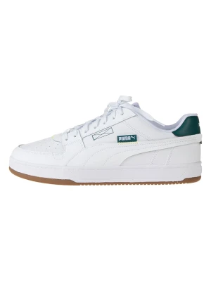 Puma Skórzane sneakersy "Caven 2.0 VTG" w kolorze biało-zielonym rozmiar: 42