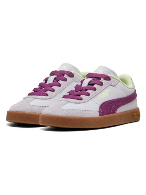 Puma Skórzane sneakersy "Club II Era Summer" w kolorze fioletowym rozmiar: 29