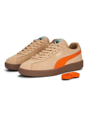 Puma Skórzane sneakersy "Delphin" w kolorze jasnobrązowo-pomarańczowym rozmiar: 39