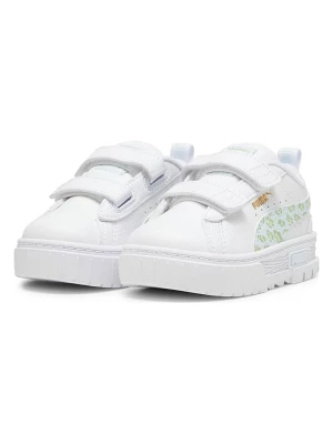 Puma Skórzane sneakersy "Mayze Wild V" w kolorze białym rozmiar: 24