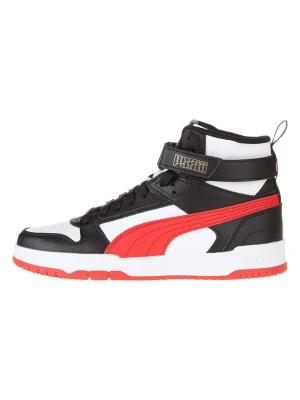 Puma Skórzane sneakersy "RBD Game" w kolorze biało-czarno-czerwonym rozmiar: 39
