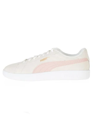 Puma Skórzane sneakersy "Smash 3.0" w kolorze kremowo-jasnoróżowym rozmiar: 37