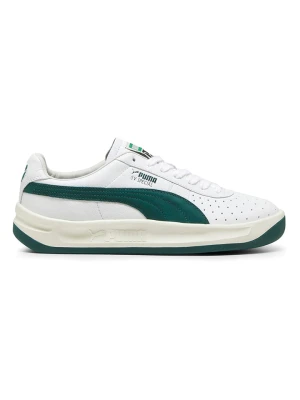 Puma Skórzane sneakersy "Special Base" w kolorze zielono-białym rozmiar: 45