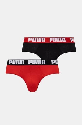 Puma slipy 2-pack męskie kolor czerwony 938322