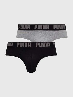 Puma slipy 2-pack męskie kolor szary 938322