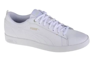 Puma Smash Wmns V2 365208-04, Damskie, Białe, buty sneakers, skóra licowa, rozmiar: 37,5