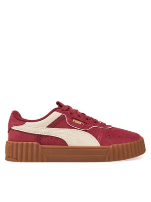 Puma Sneakersy Carina 3.0 Luxe SD 400725 01 Bordowy