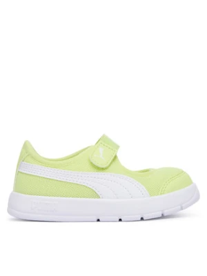 Puma Sneakersy Courtflex v3 Lina V Inf 400579 Zielony