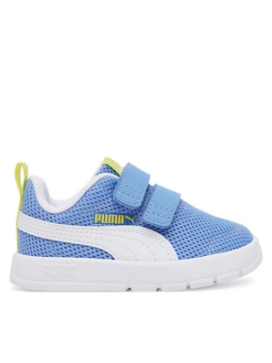 Puma Sneakersy Courtflex V3 Mesh Inf 398086 02 Niebieski