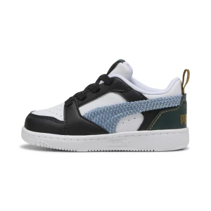 PUMA Sneakersy dla małych dzieci Rebound V6 Low Run Fun, Buty, Czarny,