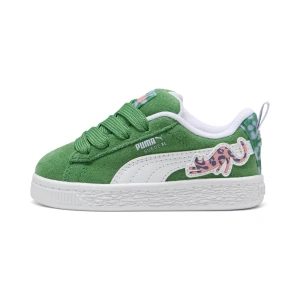 PUMA Sneakersy dla małych dzieci Suede XL Cats Club, Buty, Zielony,