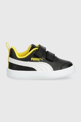 Puma sneakersy dziecięce Courtflex v2 V Inf kolor czarny