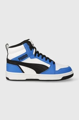 Puma sneakersy dziecięce Rebound V6 Mid Jr kolor niebieski