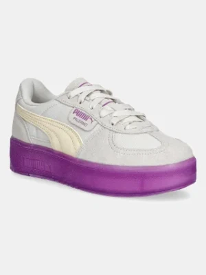 Puma sneakersy Palermo Elevata Xtra Wns damskie kolor szary 401285