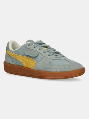 Puma sneakersy Palermo Weathered kolor zielony 401722