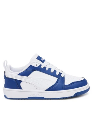 Puma Sneakersy Rebound V6 Lo Jr 393833 21 Biały