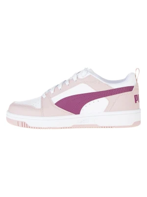 Puma Sneakersy "Rebound V6 Lo" w kolorze biało-jasnoróżowo-różowym rozmiar: 37,5