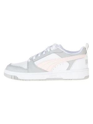 Puma Sneakersy "Rebound V6 Lo" w kolorze biało-szaro-jasnoróżowym rozmiar: 37,5