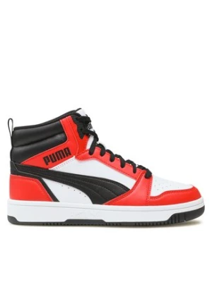 Puma Sneakersy Rebound V6 Mid Jr 393831 03 Czerwony