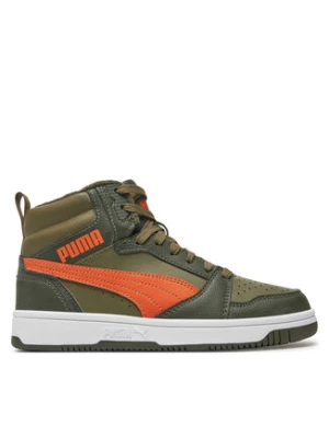 Puma Sneakersy Rebound V6 Mid Wtr Jr 394685 05 Khaki