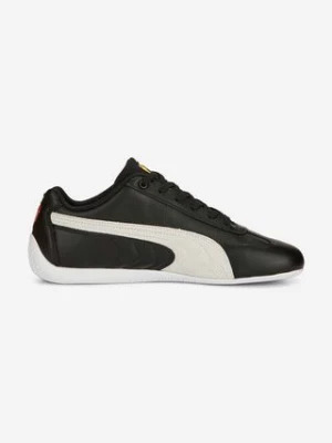 Puma sneakersy skórzane Puma Ferrari Speedcat kolor czarny 307514.01-CZARNY