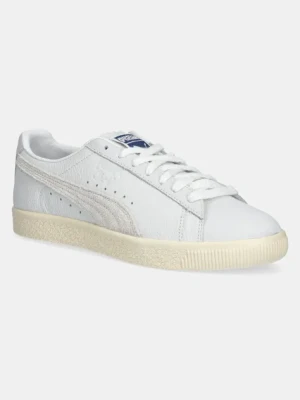 Puma sneakersy skórzane Clyde Laundry Boys II męskie kolor szary 401043