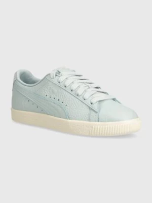 Puma sneakersy skórzane Clyde Premium kolor zielony 394834