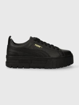 Puma sneakersy skórzane Mayze Classic Wns kolor czarny