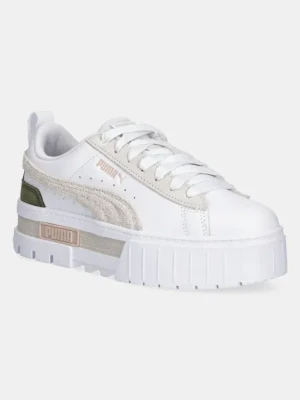 Puma sneakersy skórzane Mayze Mix Wns kolor biały