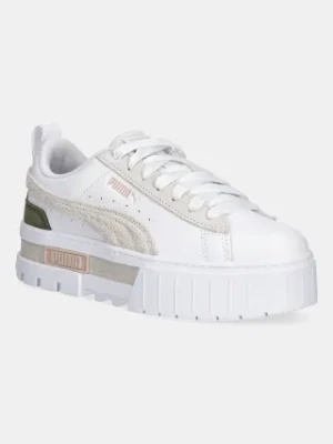 Puma sneakersy skórzane Mayze Mix Wns kolor biały