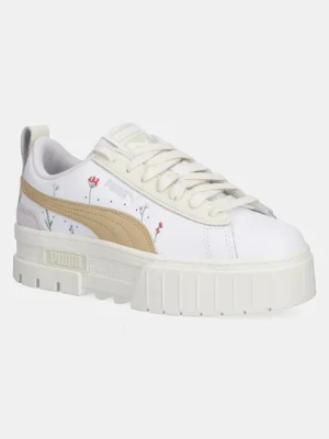 Puma sneakersy skórzane Mayze Secret Garden Wns damskie kolor biały 401262