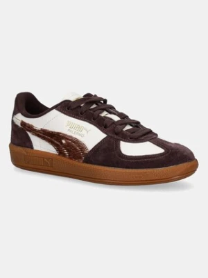 Puma sneakersy skórzane Palermo Cow Wns kolor brązowy 406129