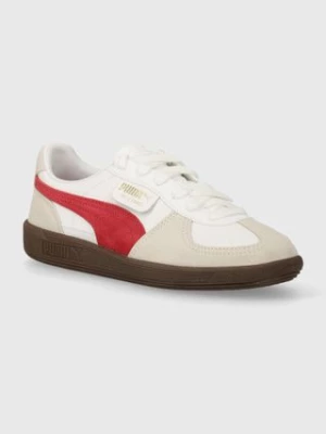 Puma sneakersy skórzane Palermo kolor biały 396464