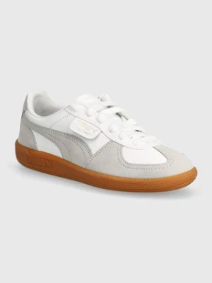 Puma sneakersy skórzane Palermo kolor szary 396464