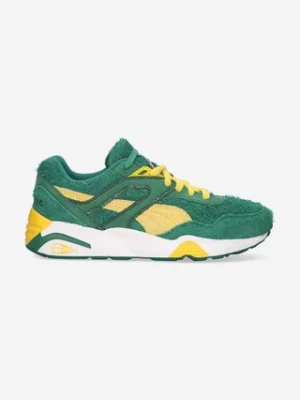 Puma sneakersy skórzane R698 Super kolor zielony 388658.01-ZIELONY