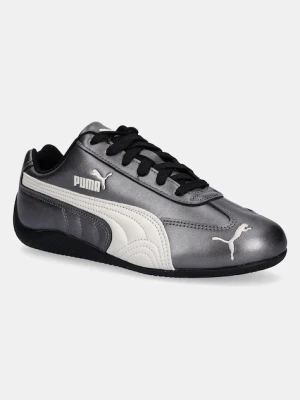 Puma sneakersy skórzane Speedcat kolor srebrny 403689