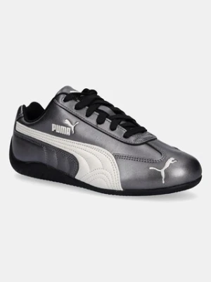 Puma sneakersy skórzane Speedcat kolor srebrny 403689