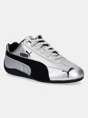 Puma sneakersy skórzane Speedcat kolor szary 403689