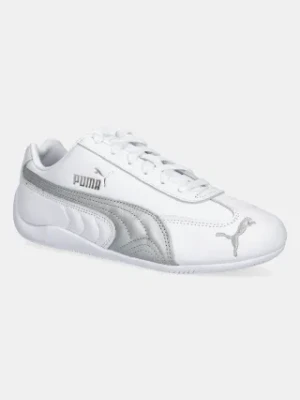 Puma sneakersy skórzane Speedcat LTH damskie kolor biały 401603