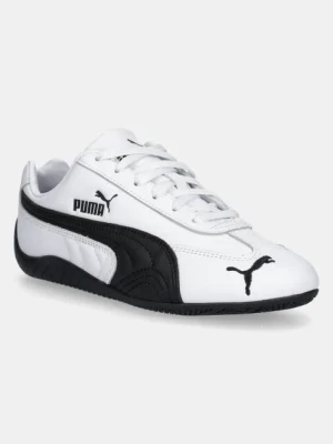 Puma sneakersy skórzane Speedcat LTH damskie kolor biały 401603