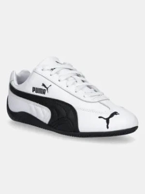 Puma sneakersy skórzane Speedcat LTH damskie kolor biały 401603
