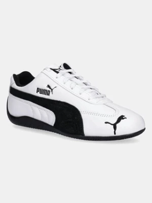 Puma sneakersy skórzane Speedcat LTHR kolor biały 403175