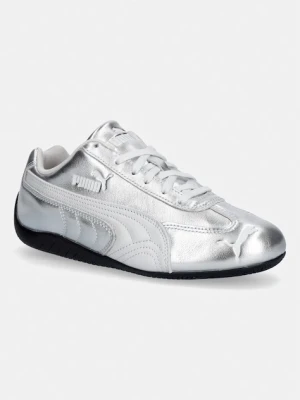 Puma sneakersy skórzane Speedcat Silver