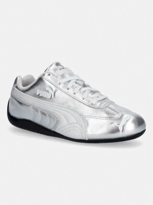 Puma sneakersy skórzane Speedcat Silver