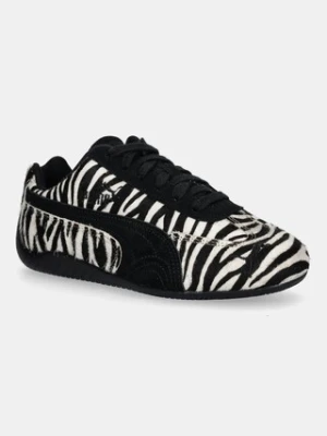 Puma sneakersy skórzane Speedcat Zebra Wns damskie kolor czarny 403356