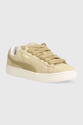 Puma sneakersy skórzane Suede XL kolor beżowy 395205