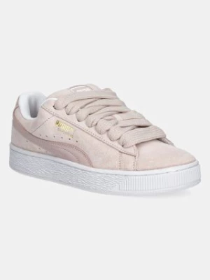 Puma sneakersy skórzane Suede XL kolor beżowy 395205