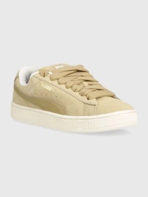 Puma sneakersy skórzane  Suede XL kolor beżowy 395205